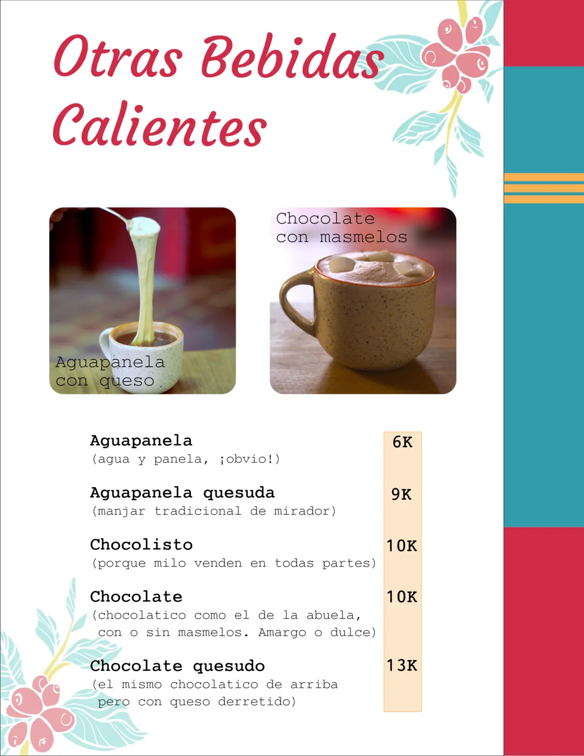 Bebidas Calientes